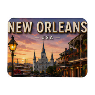 Íman Presente de Viagem de Nova Orleans Louisiana