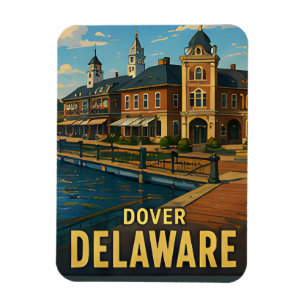 Íman Presente de Viagem Dover Delaware