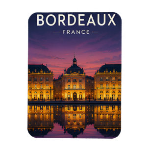 Íman Presente de Viagem Histórico de Bordéus França