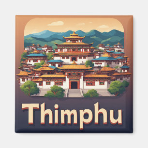 Íman Presente de viagem para a cidade de Thimphu Butão