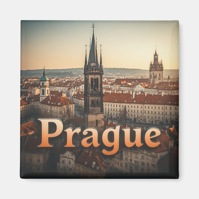 Íman Presente de Viagem Praga (Frente)
