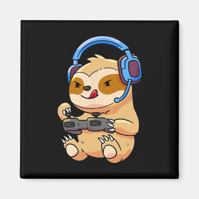 Íman Presente de Video Game para Preguiçoso de Jogos  (Frente)