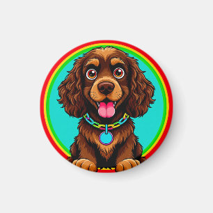 Íman Presente Decorativo de Cachorrinho Colorido