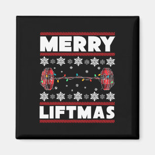 Íman Presente Diversão Natal Merry Liftmas Academia Tre
