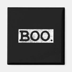 Íman Presente divertida de Halloween Vintage Boo