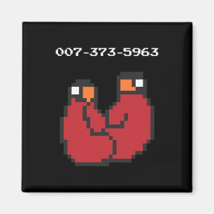 Íman Presente Divertido Códigos de Video Game 90s 45s 