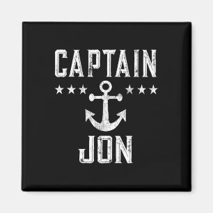 Íman Presente Do Barco Capitão Jon Para Os Bordo