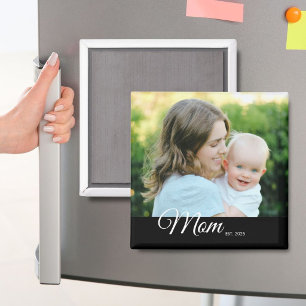 Íman Presente do Dia das Mães Estabelecido Foto Mãe