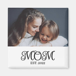 Íman Presente do Dia das Mães Foto Estabelecida pela Ma