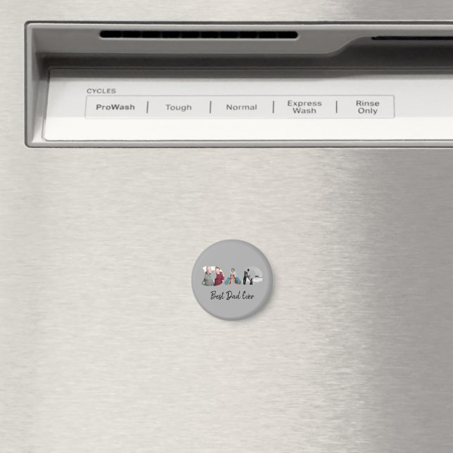 Íman Presente do Dia dos Pais para o Papai \ Melhor Pai (In Situ (Dishwasher))