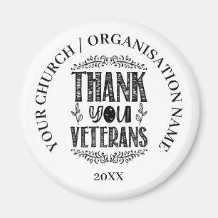 Íman Presente do Dia dos Veteranos Patrióticos