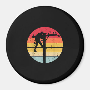 Íman Presente do eletricista Lineman