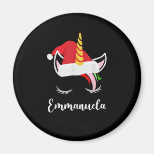 Íman Presente do Nome Emmanuela - Camiseta Emmanuela Un