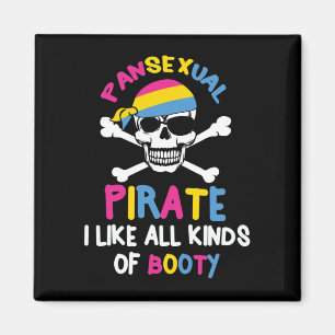 Íman Presente do Orgulho LGBTQ Pirata Pansexual