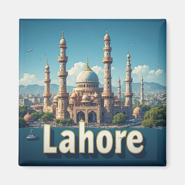 Íman Presente do Patrimônio de Lahore Paquistão para Vi (Frente)