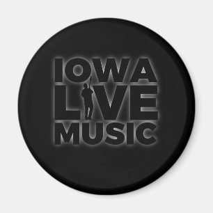 Íman Presente do Player de Música do Iowa Live