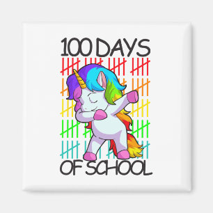 Íman Presente do Unicórnio das Meninas de 100 Dias de E