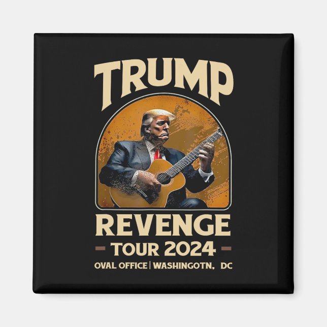 Íman Presente Donald Trump 2024 Para Republicano Estado (Frente)