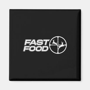 Íman Presente engraçado de caça ao veado de fast food p