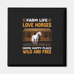 Íman Presente Equestre Cavalos De Amor Com A Vida Da