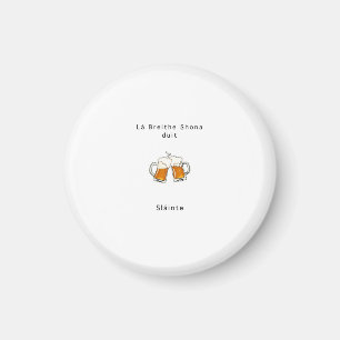 Íman Presente irlandês, parabéns, Slainte, presente de
