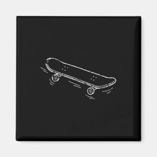 Íman Presente Legal Skate Esportivo Estiloso Skateboard