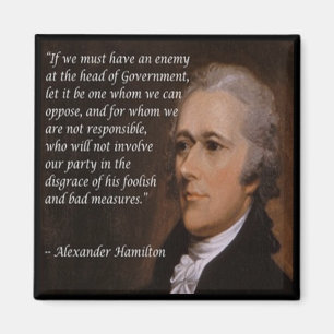 Íman Presente "Líder Inimigo" Alexander Hamilton