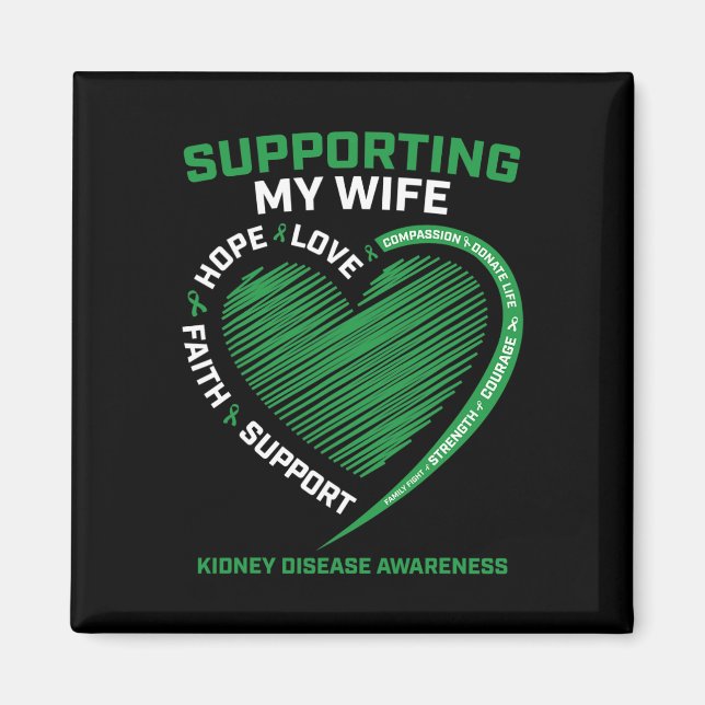 Íman Presente Marido Transplante Esposa Doença Renal Co (Frente)