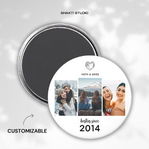 Íman Presente Melhor Amiga Minimalista Melhor Amiga