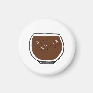 Íman Presente Minimalista de Café Gelado