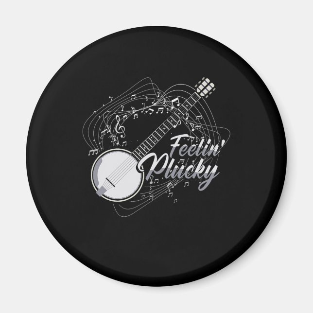 Íman Presente musical country Feelin Psort Banjo Bluegr (Frente)