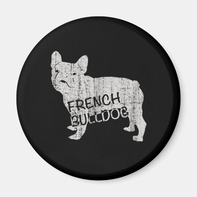 Íman Presente no cão | Bulldog francês feroz (Frente)