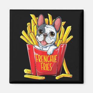 Íman Presente no cão   Fries franceses