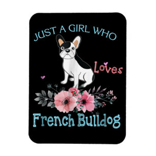 Íman Presente no cão   Loves French Bulldog