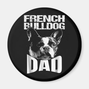 Íman Presente no cão Pai francês Bulldog