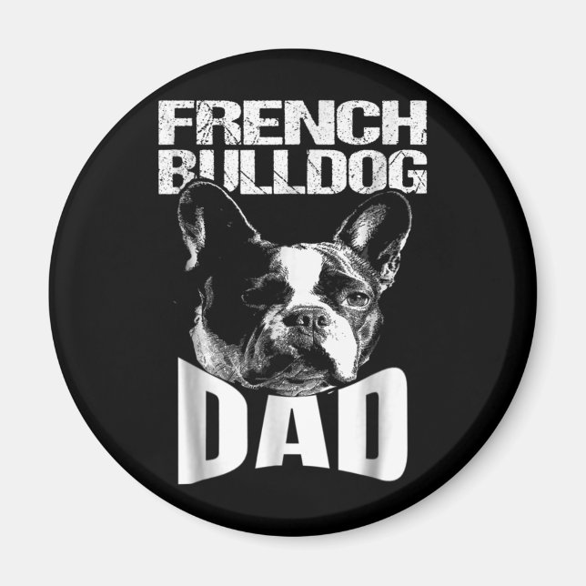 Íman Presente no cão | Pai francês Bulldog (Frente)