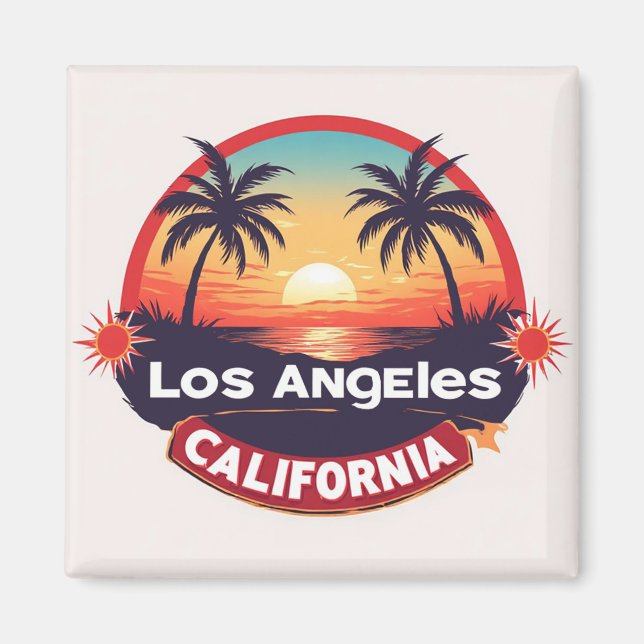Íman Presente Orgulho da Cidade de Los Angeles EUA Para (Frente)