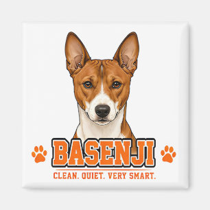 Íman 🐾 Presente para Amante de Cães Basenji 🐾