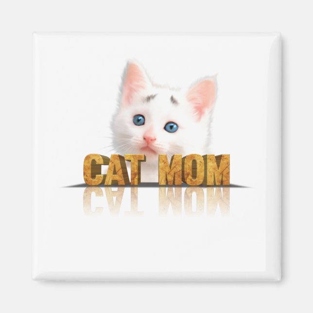 Íman Presente para amantes de gatos | presente para gat (Frente)