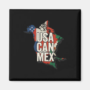 Íman Presente para fã de futebol EUA Can México Futebol