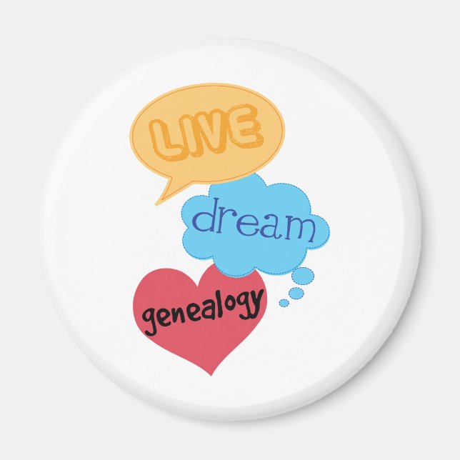 Íman Presente para genealogista (Frente)