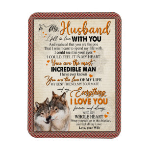 Íman Presente para Marido   Carta para Meu Marido da Es