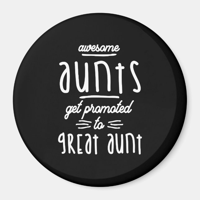 Íman Presente para tia de Excelente de rua - Tias de Ex (Frente)