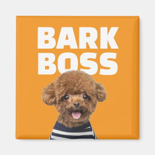 Íman Presente Personalizado com Foto do Cachorro Bark B