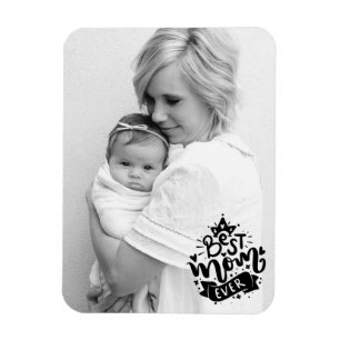 Íman Presente Personalizado com Foto Melhor Mãe de Todo