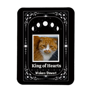 Íman Presente Personalizado com Foto Tarot Gato Present