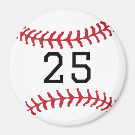 Íman Presente personalizado de beisebol para a equipe e