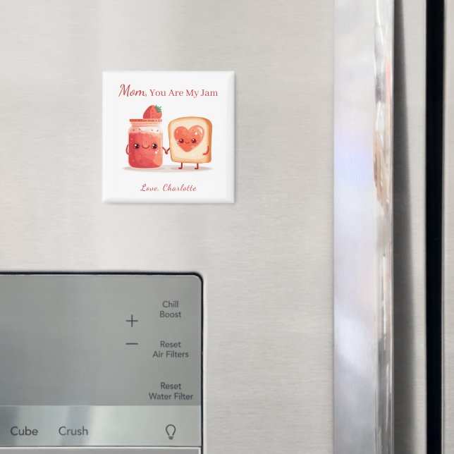 Íman Presente Personalizado de Geleia de Morango para o (In Situ (Fridge))