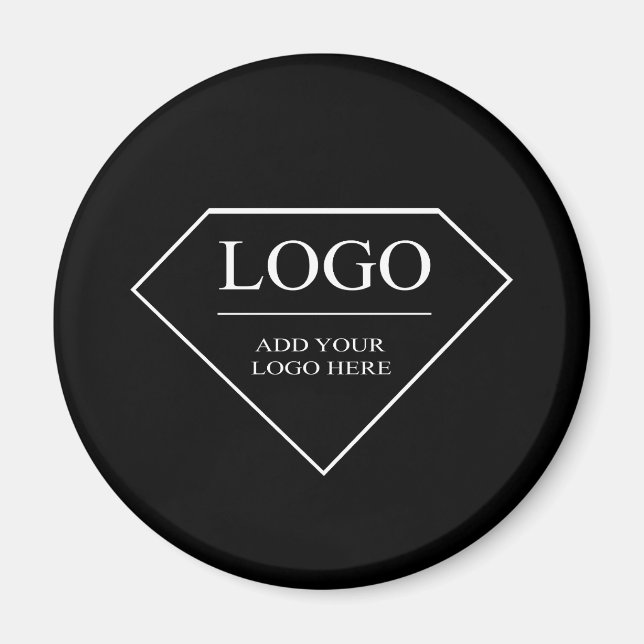 Íman Presente Personalizado de Noite Branco Negro Engra (Frente)