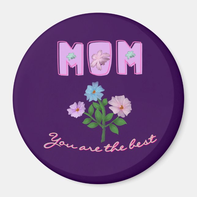 Íman Presente personalizado e customizado para o dia da (Frente)